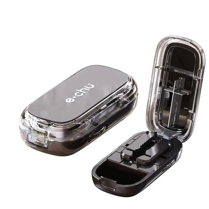 Adjustable Quarter Pill Cutter with Storage Box