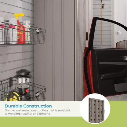 80.25" Mega Tall Heavy-Duty Resin Storage Cabinet