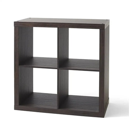 4-Cube Storage Organizer Tobacco Oak