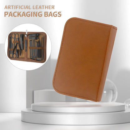 26 pieces brown nail kit