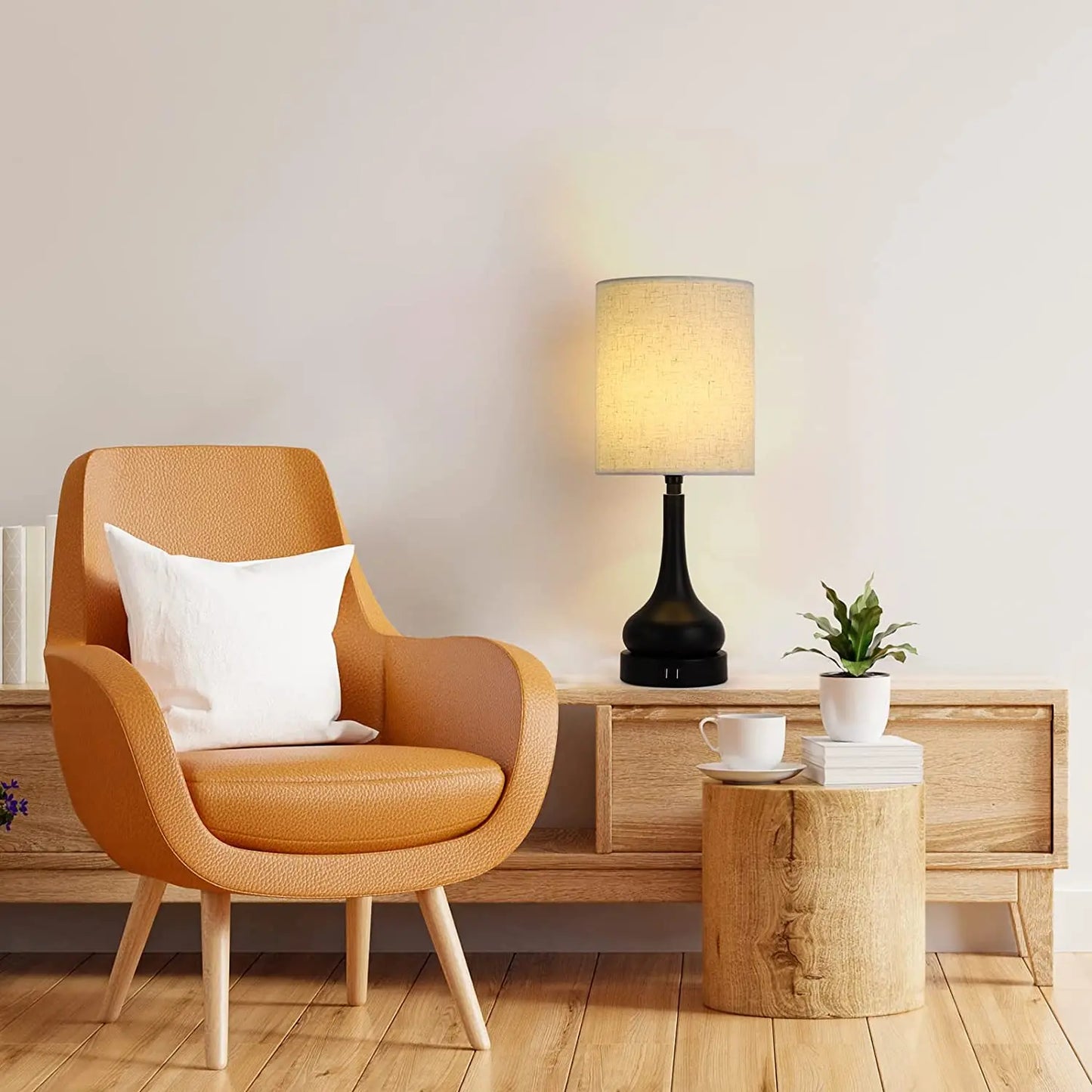 Lamp Set of 2 Table Lamps with Touch Control