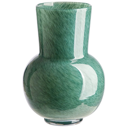 Green Thyme Glass Vase