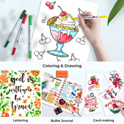 Ohuhu Art Markers Dual Tips