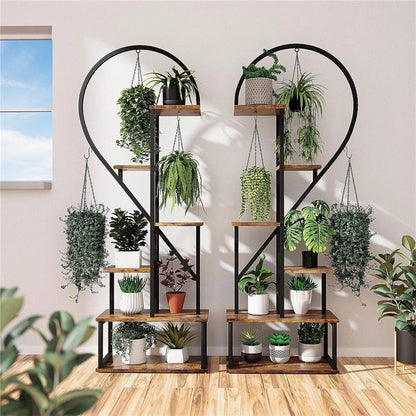 Plant Stand Half Heart