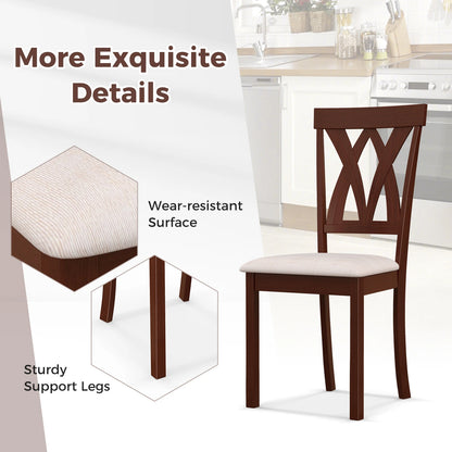 Armless Dining Chairs Set of 4
