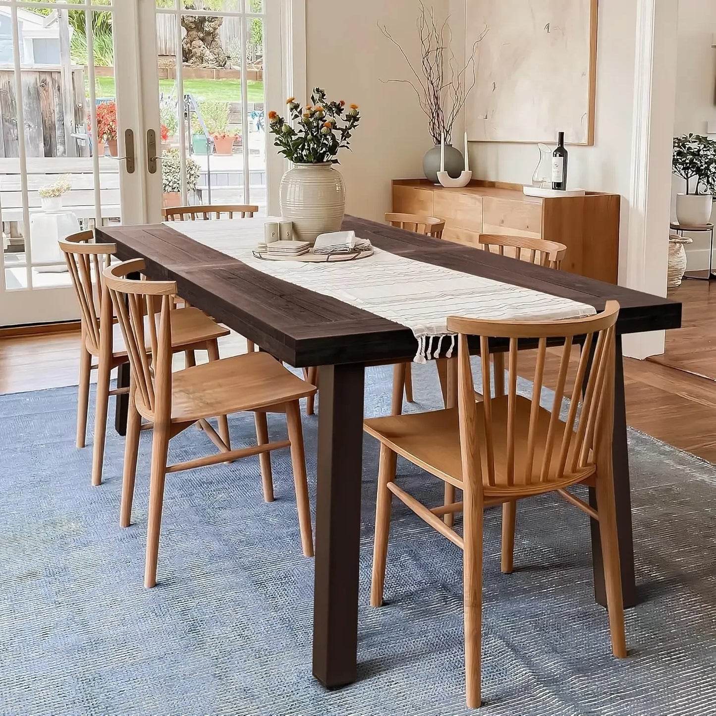 Home Acacia Wood Dining Table