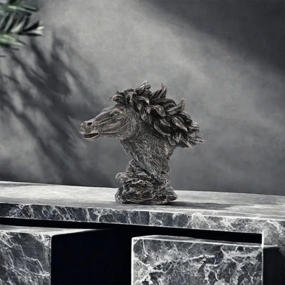 Horse Head Statue