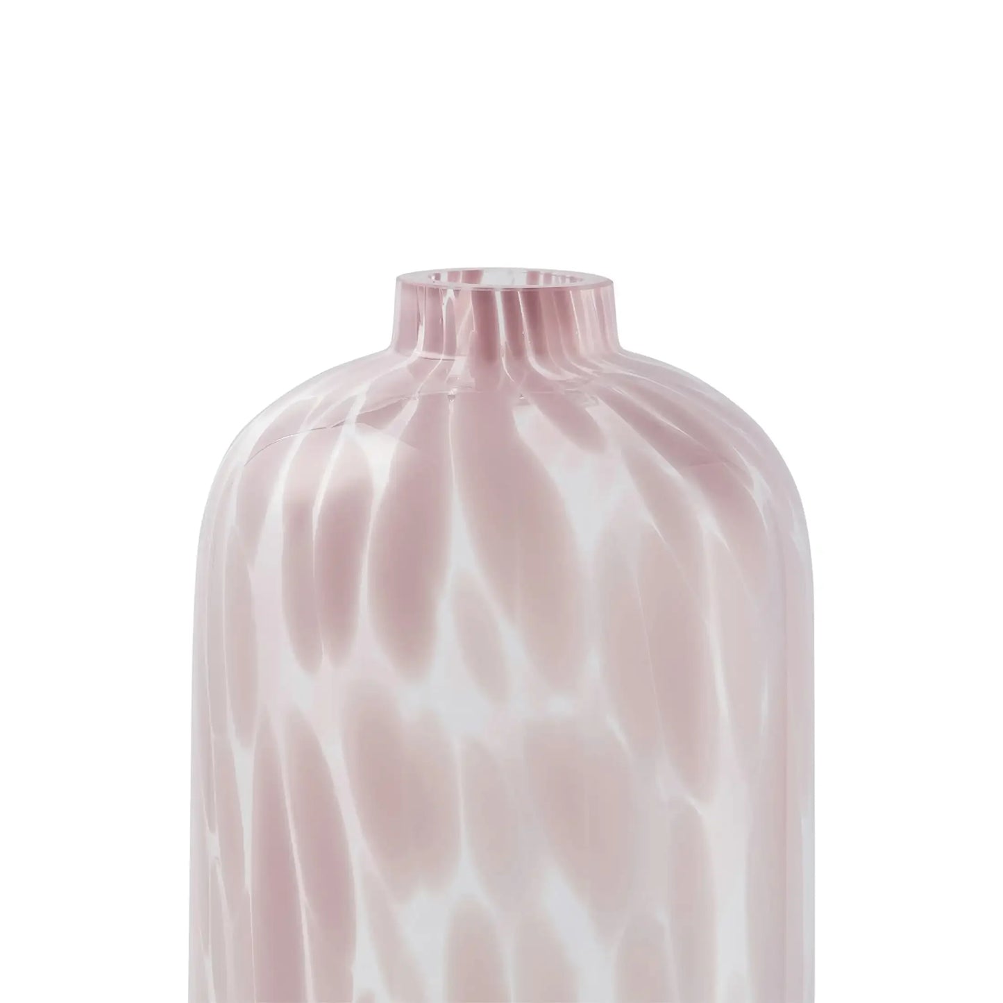 Blush Pink Glass Vase