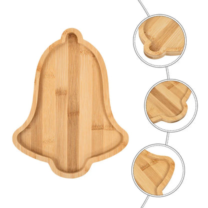 Christmas Tray Wooden Tree or Bell
