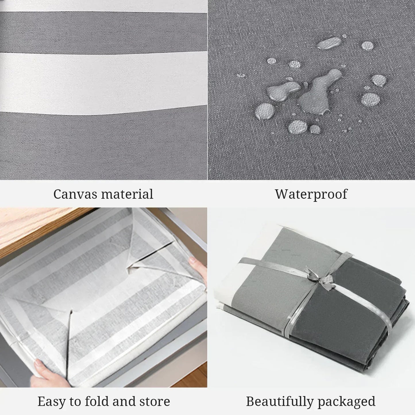 2-Piece Large Laundry Basket Set