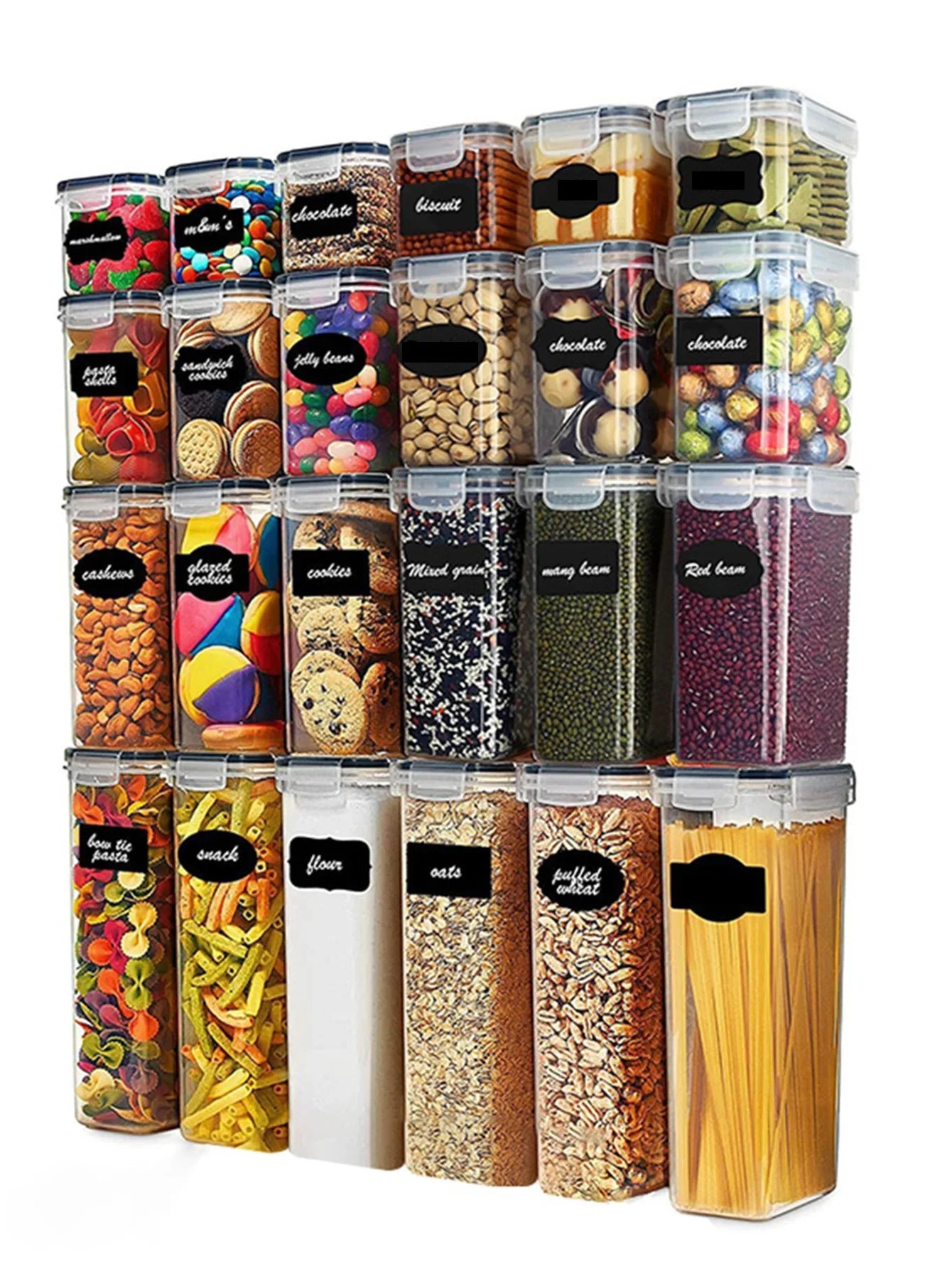 6pcs Airtight storage bin