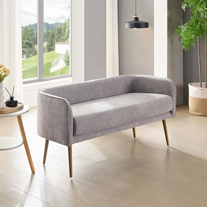 Bedroom Bench with Low Back