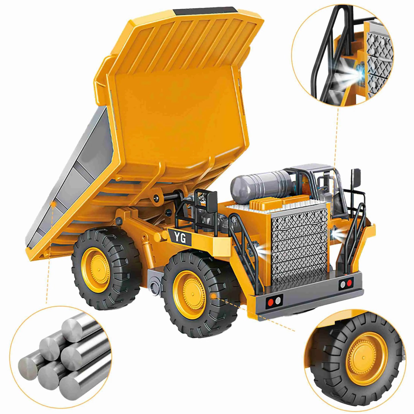 9 Channel Dump Truck Toy