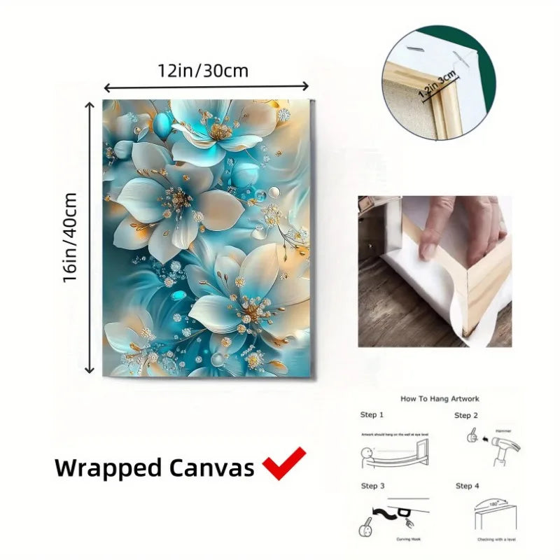 Elegant Oil Painting Artwork Framed