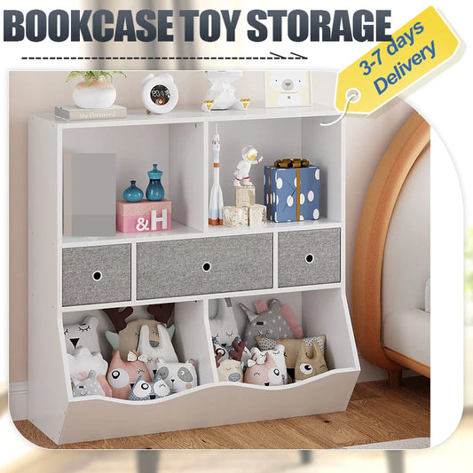 Bookshelf and Bookcase Toy Storage