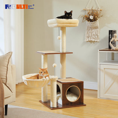 Modern Cat Tree for Indoor Cats