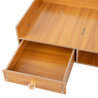 Wood Computer Monitor Stand Riser With Drawer Ergonomic Height Monitor Stand for Laptop Office Desk Accessories Computer Holder