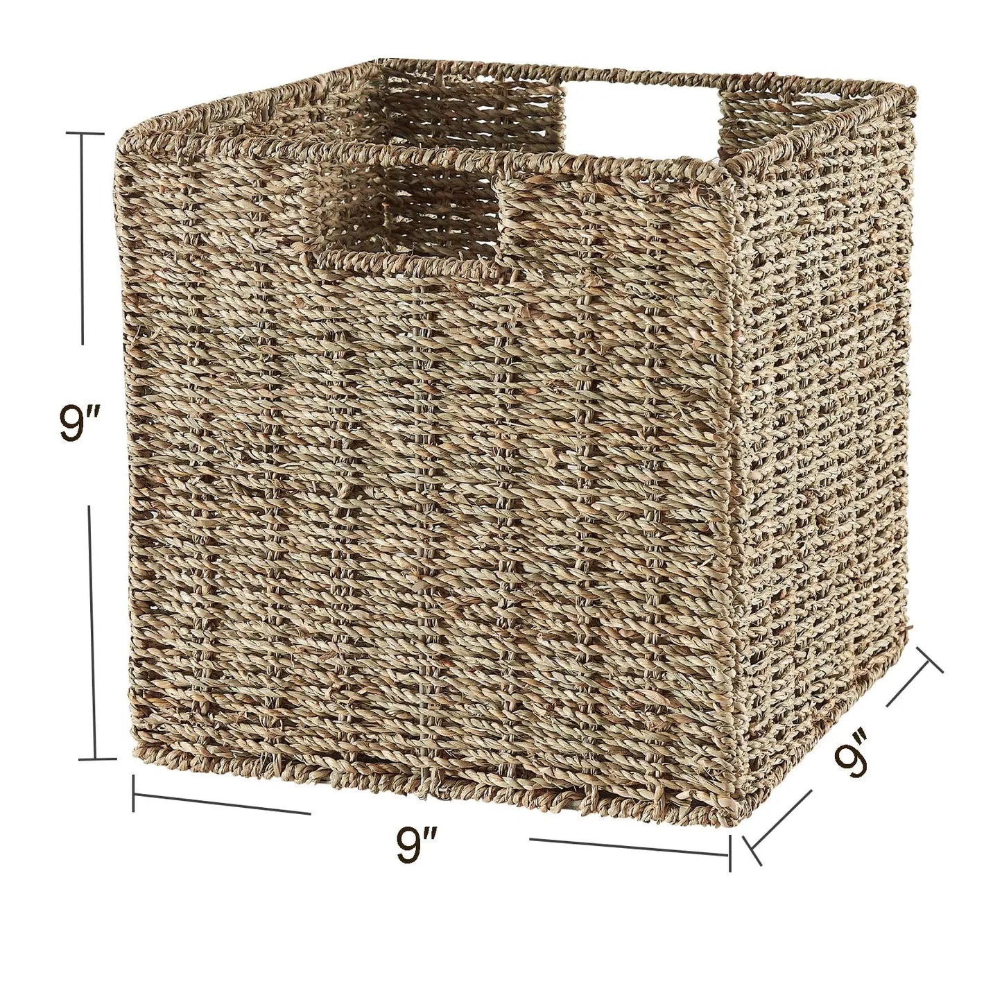 Hand-woven Seagrass Storage Baskets