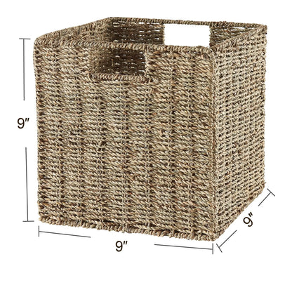 Hand-woven Seagrass Storage Baskets