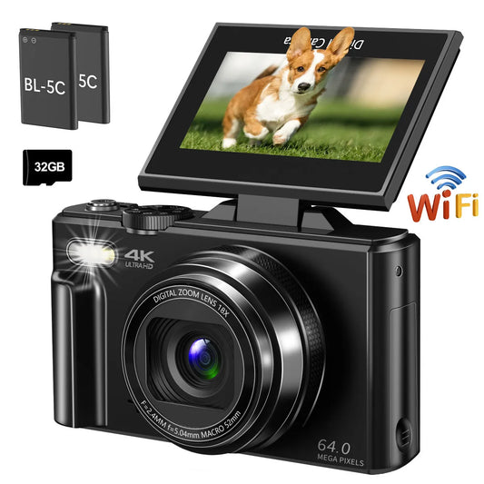 4K compact digital photography camera,