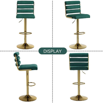 Modern Swivel Bar Stools Set of 2