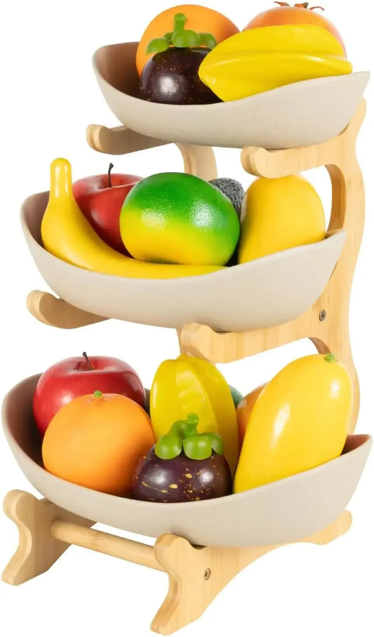 3 Tier Ceramic Fruit Basket
