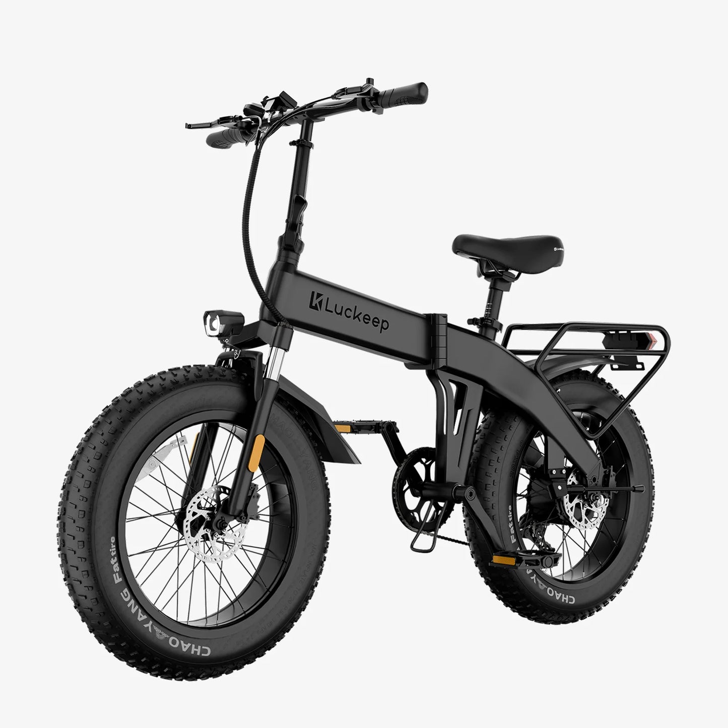 Luckeep X1 LIte Fold Electric Bike 1400W Peak Motor 48V15AH Removable Battery E Bike 20 Inch Fat Tire Commuter Electric Bicycle