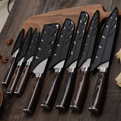 1-10PCS Chef Knife Set
