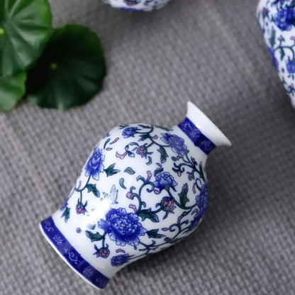 Chinoiserie Mini Decorative Porcelain Jar