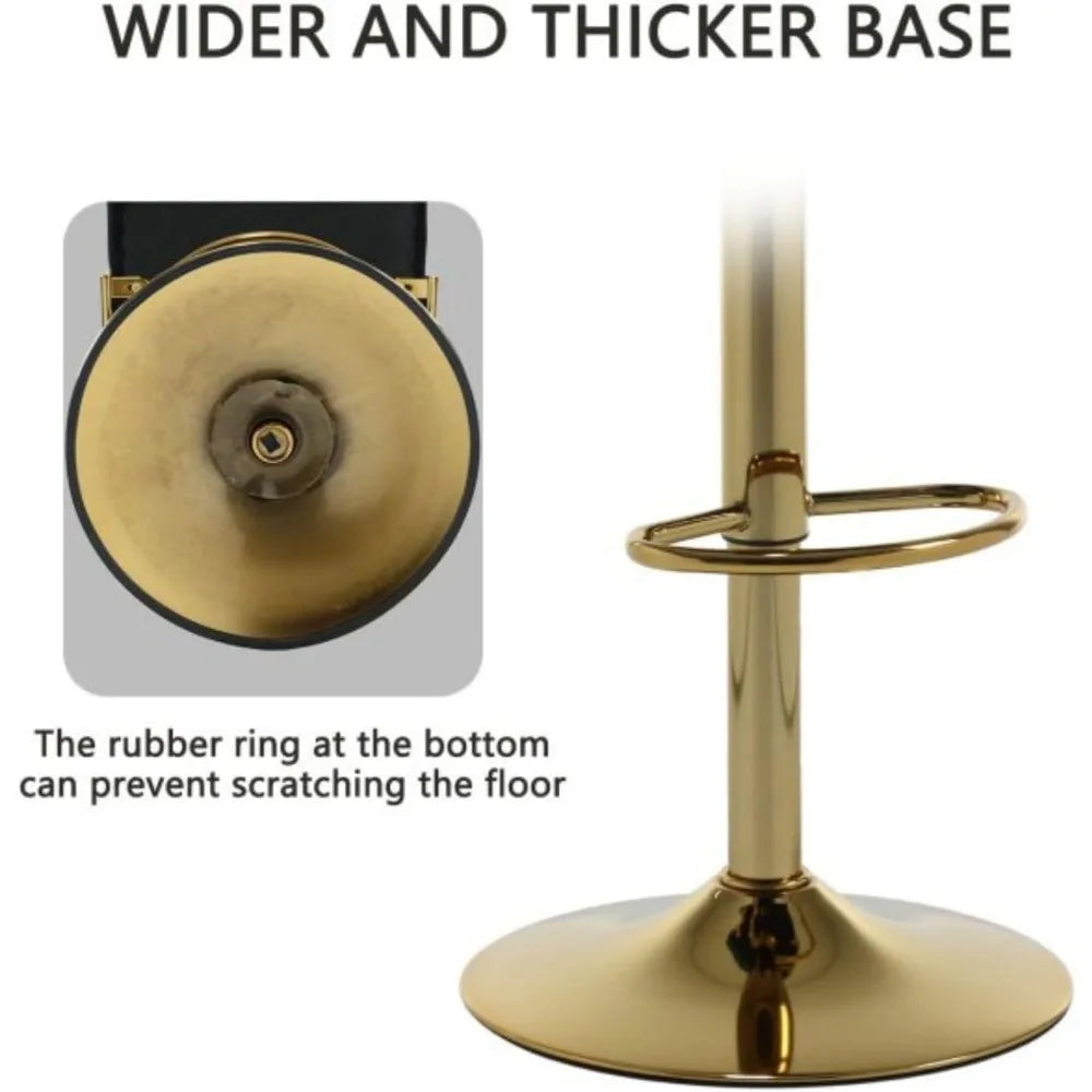 Modern Swivel Bar Stools Set of 2