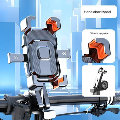Bike Phone Holder Cellphone Handlebar Mount Universal Non-slip Bicycle phone Stand Shockproof Bracket GPS Motorcycle Support