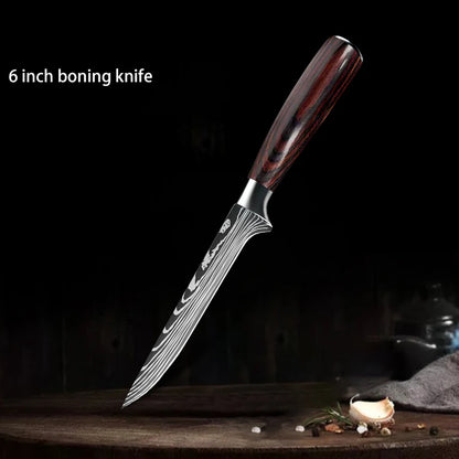 1-10PCS Chef Knife Set