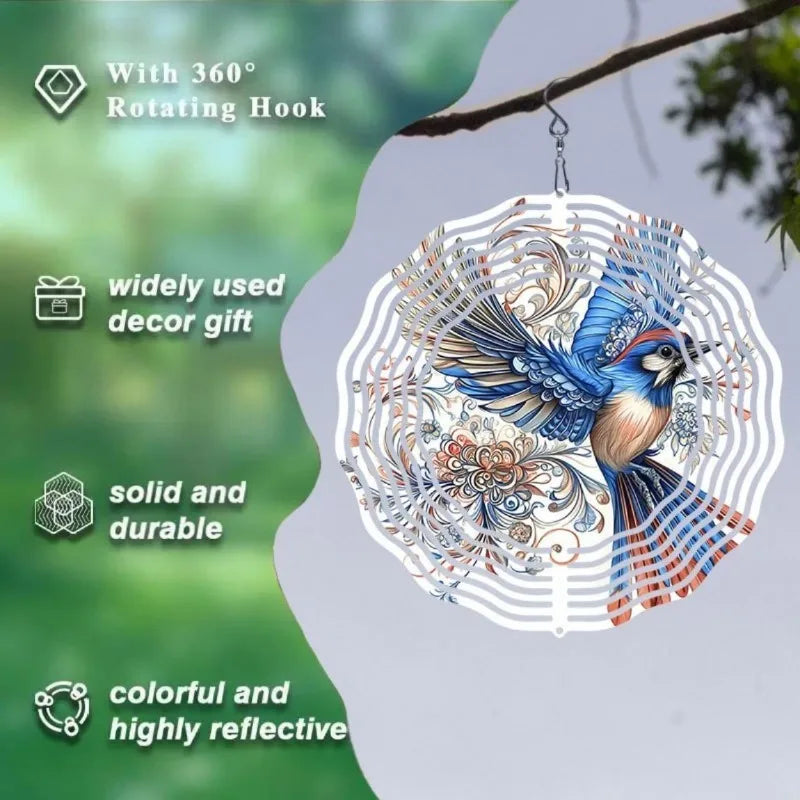 Soaring Bird Metal Wind Chime