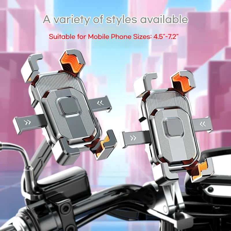 Bike Phone Holder Cellphone Handlebar Mount Universal Non-slip Bicycle phone Stand Shockproof Bracket GPS Motorcycle Support
