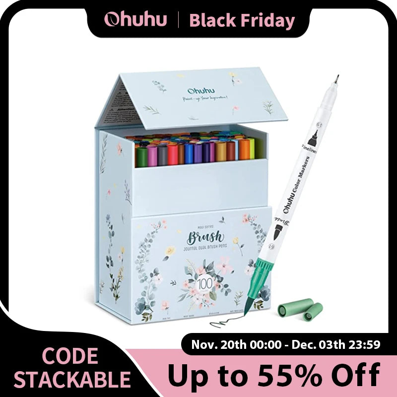 Ohuhu Art Markers Dual Tips