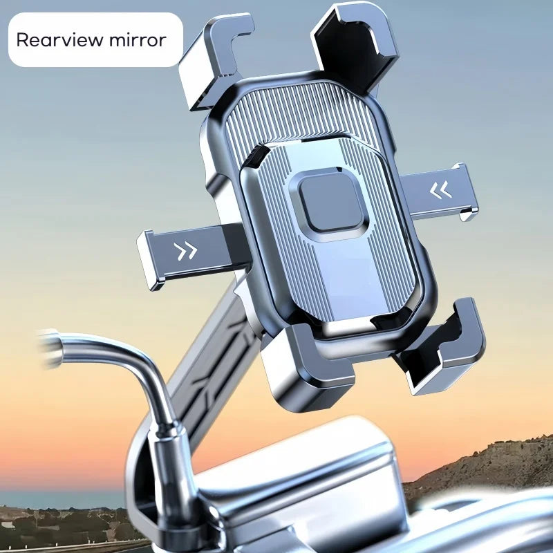 Bike Phone Holder Cellphone Handlebar Mount Universal Non-slip Bicycle phone Stand Shockproof Bracket GPS Motorcycle Support