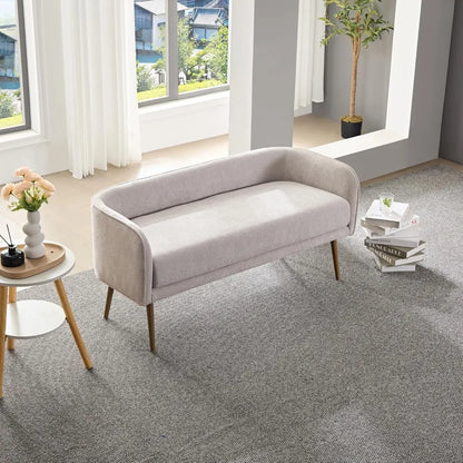 Bedroom Bench with Low Back