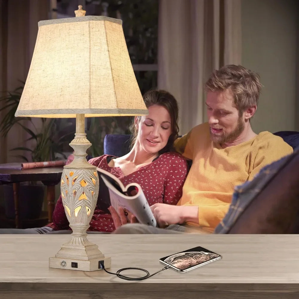 29.5"H Set of 2 Touch Control Traditional Table