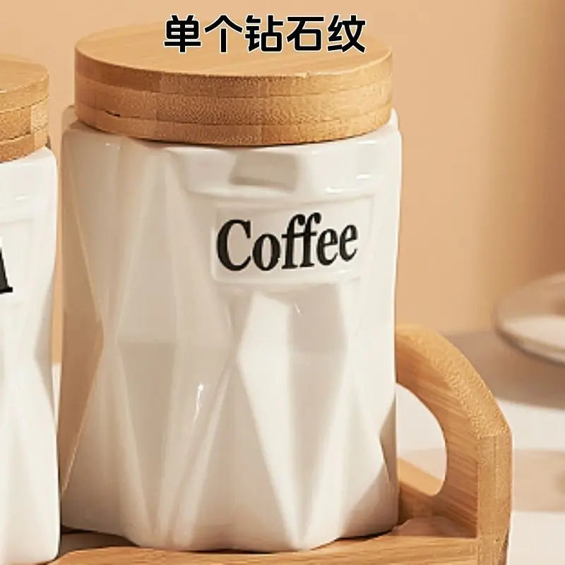 Modern White Ceramic Coffee