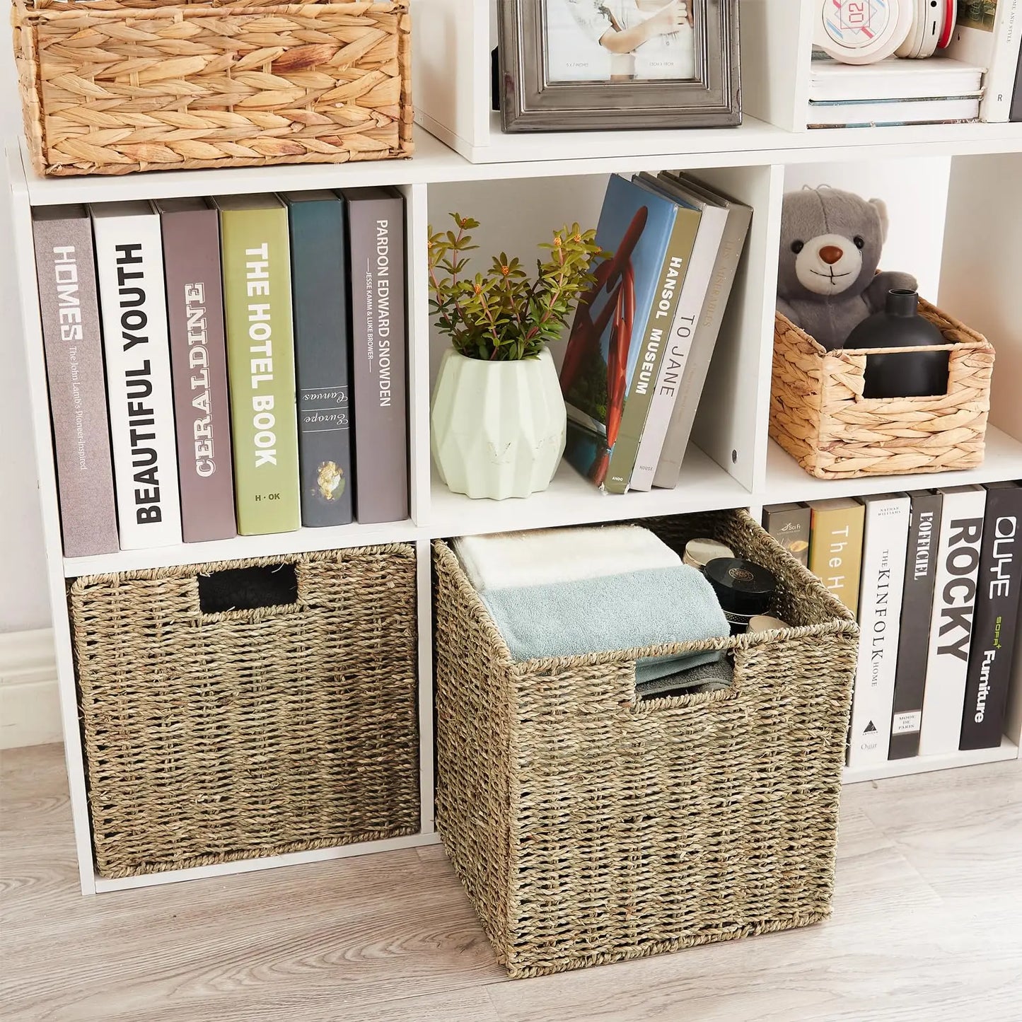 Hand-woven Seagrass Storage Baskets
