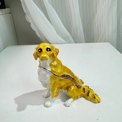 Golden Retriever Jewelry Box