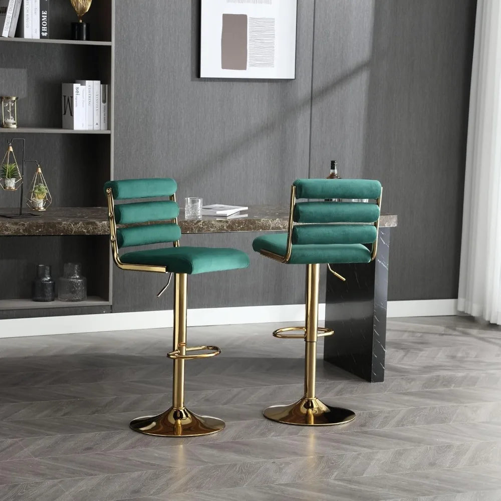 Modern Swivel Bar Stools Set of 2