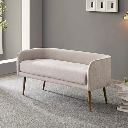 Bedroom Bench with Low Back