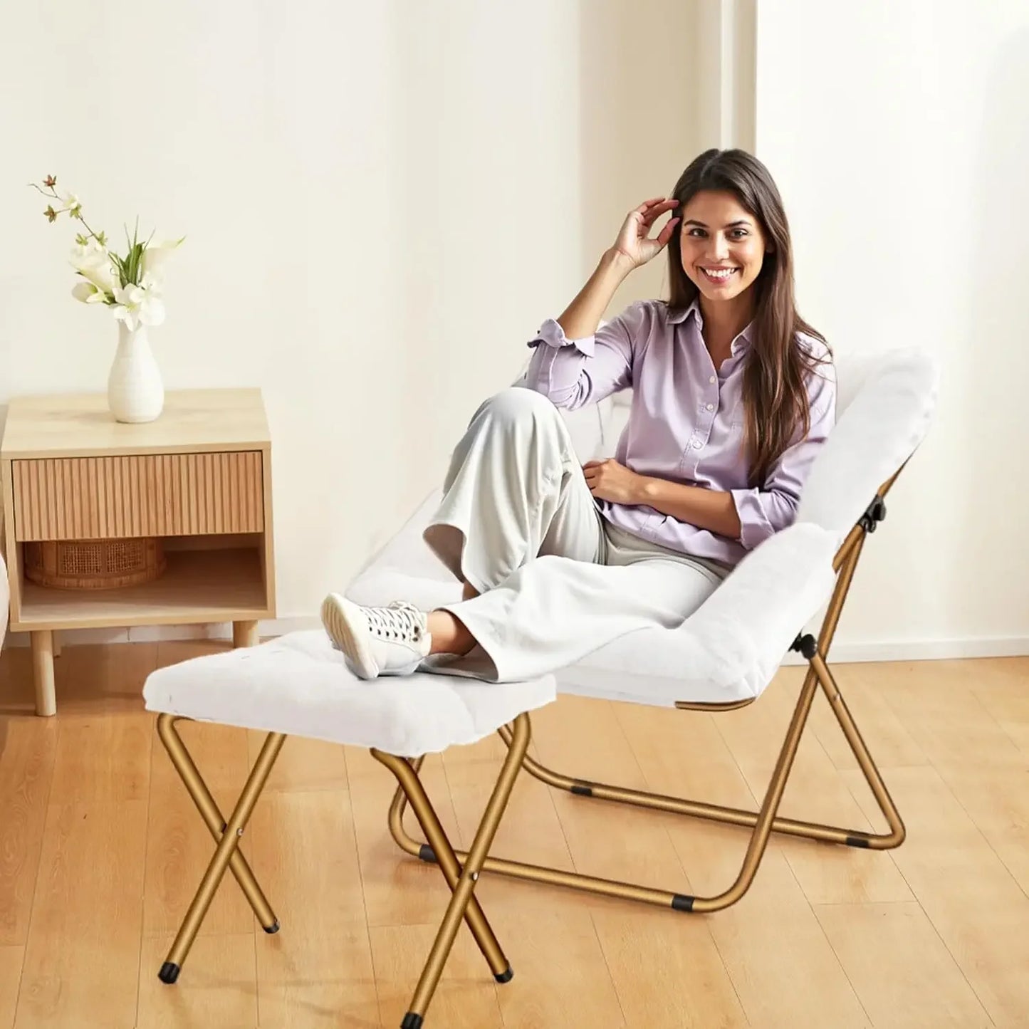 Foldable Saucer Chair