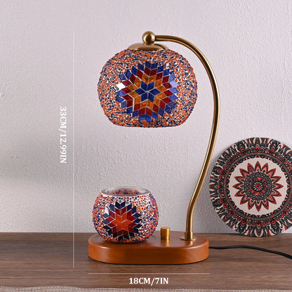 Bohemian style bedside lamp
