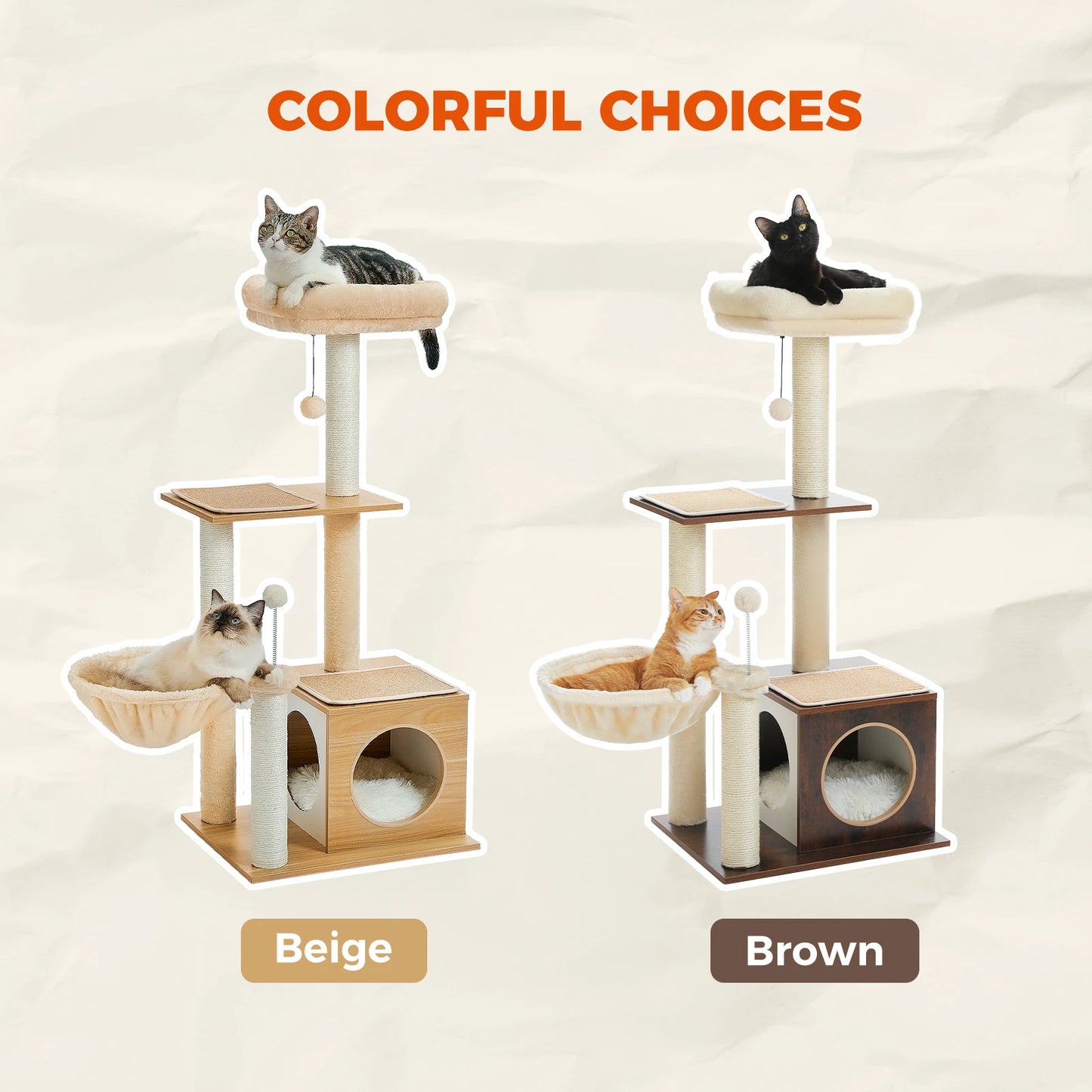Modern Cat Tree for Indoor Cats