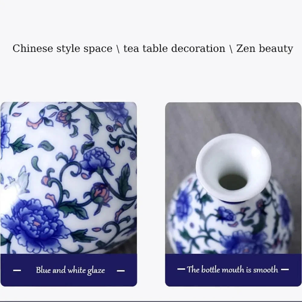 Chinoiserie Mini Decorative Porcelain Jar