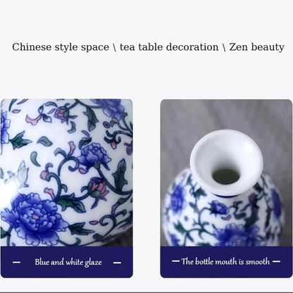 Chinoiserie Mini Decorative Porcelain Jar