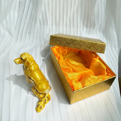 Golden Retriever Jewelry Box