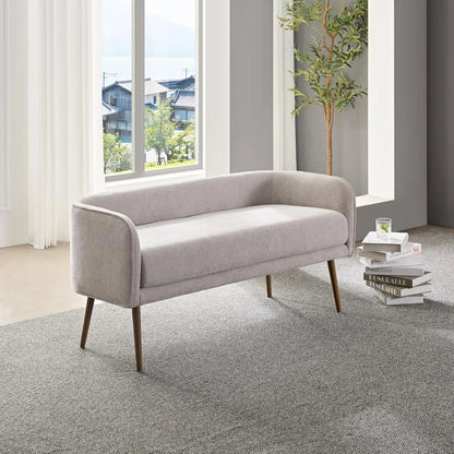 Bedroom Bench with Low Back